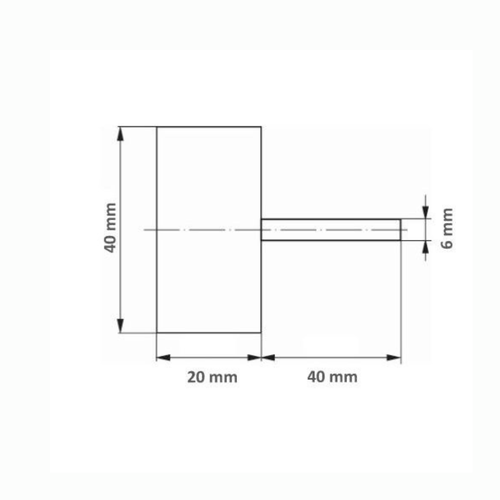 Lixa de Roda Lamela SFL 04020.06 GR 120 Diâmetro 40mm Lukas