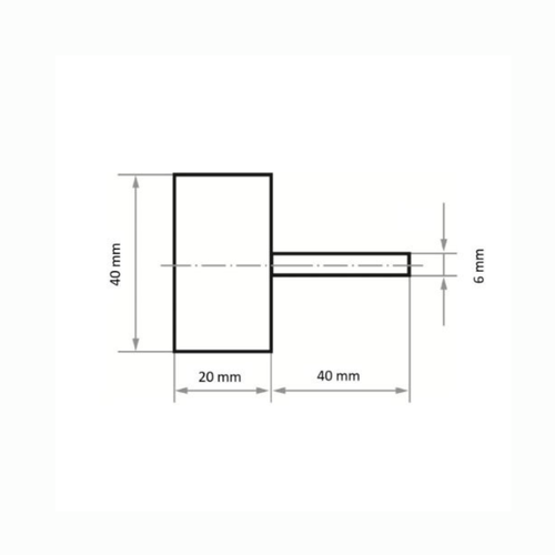Lixa de Roda Lamela SFL 04020.06 GR 240 Diâmetro 40mm Lukas