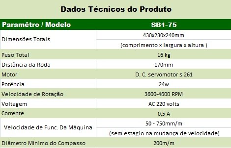 Máquina Oxi-Corte Pesado SB1-75 com 2 trilhos de 1,80m
