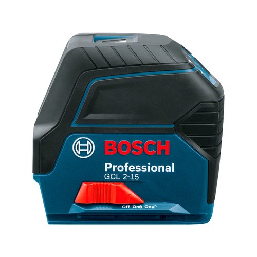 Nível a laser com linhas e pontos Bosch GCL 2-15 15m, em maleta