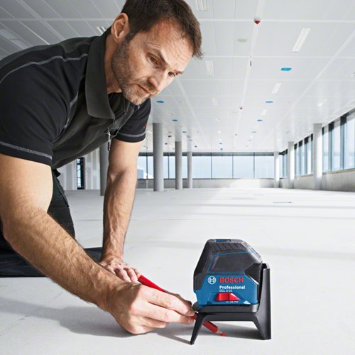 Nível a laser com linhas e pontos Bosch GCL 2-15 15m, em maleta