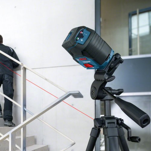 Nível a laser com linhas e pontos Bosch GCL 2-15 15m, em maleta