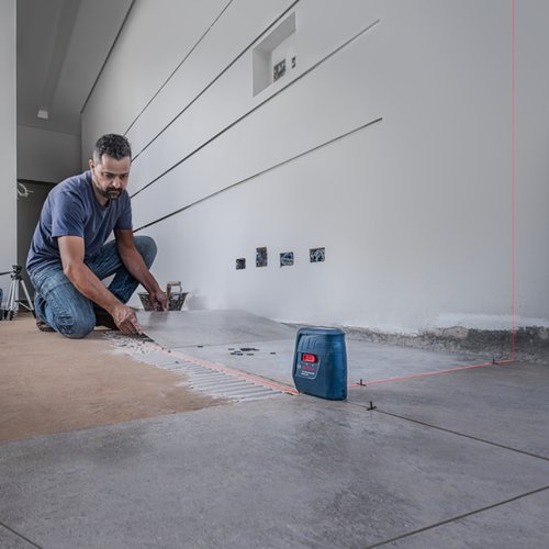 Nível a Laser de linhas 15 m com linha lateral Bosch Nivelox