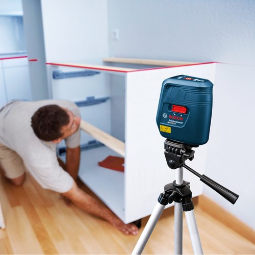 Nível a Laser de linhas 15 m com linha lateral Bosch Nivelox