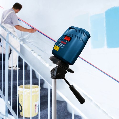 Nível a Laser de linhas 15 m com linha lateral Bosch Nivelox