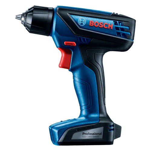 Parafusadeira Furadeira a bateria Bosch GSR 1000 Smart 12V 10 bits e maleta