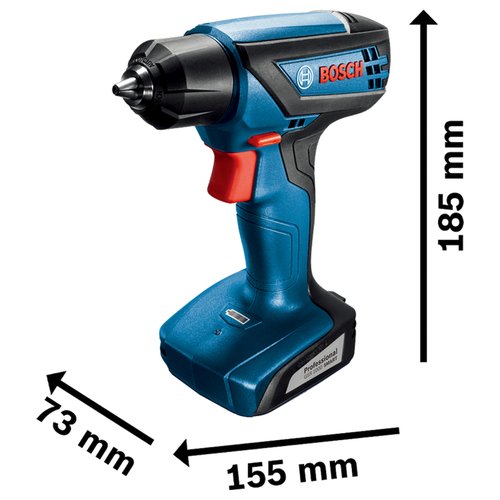 Parafusadeira Furadeira a bateria Bosch GSR 1000 Smart 12V 10 bits e maleta