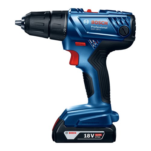 Parafusadeira Furadeira Bosch GSR 180 LI 18V 2 baterias e maleta