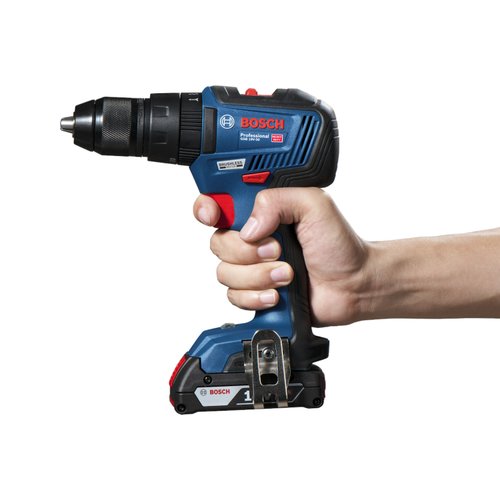 Parafusadeira Furadeira de Impacto Brushless Bosch GSB18V-50-2B | 2 baterias