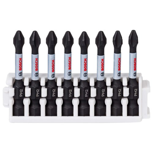 Ponta para parafusar Bosch Phillips PH2 50mm Impact Control 8 peças