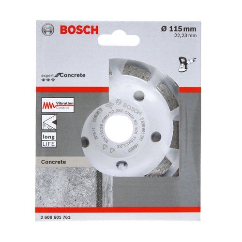Prato diamantado Bosch Expert for Concrete 115x22,23x5mm