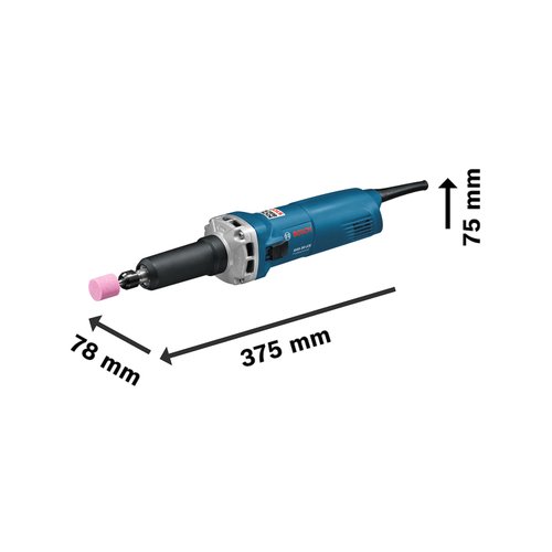 Retífica reta Bosch GGS 28 LCE 650W 220V com 2 Chaves