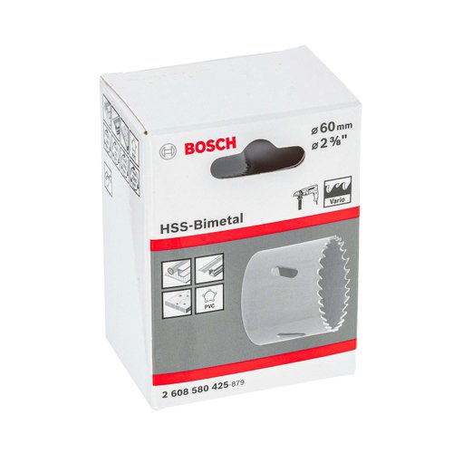 Serra copo bimetálica Eco Bosch 60 mm 2 3/8"