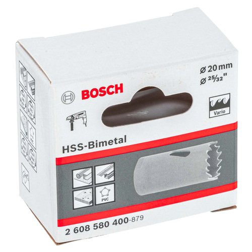 Serra copo Bosch bimetálica Eco 20 mm, 25/32"