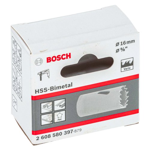 Serra copo Bosch bimetálicaEco 16 mm, 5/8"