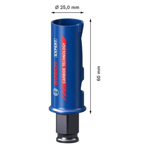 Serra copo Bosch EXPERT Construction Material 25 mm, 1"