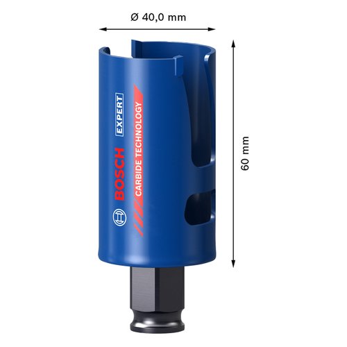 Serra copo Bosch EXPERT Construction Material 40 mm, 1 9/16"