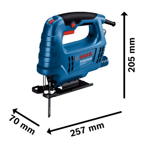 Serra tico-tico Bosch GST 680 500W 220V com 1 lâmina