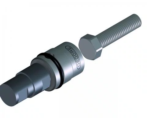 Soquete Sextavado de Impacto Encaixe 3/4'' pol. K32-1