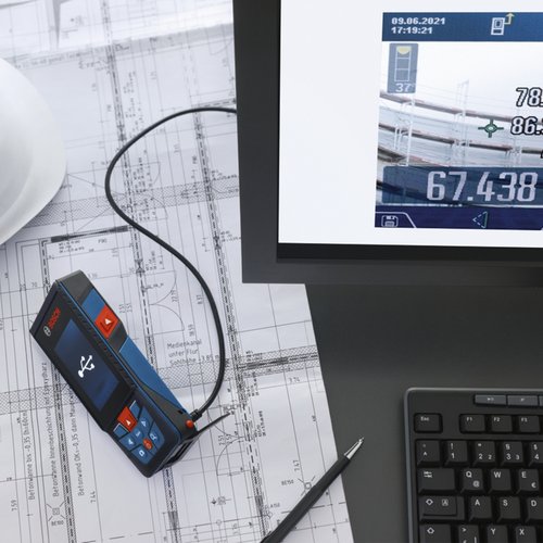 Trena laser Bosch GLM 150-27 C alcance 150m com Bluetooth