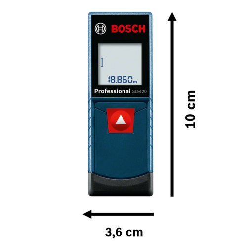 Trena Laser Bosch GLM 20 alcance 20m