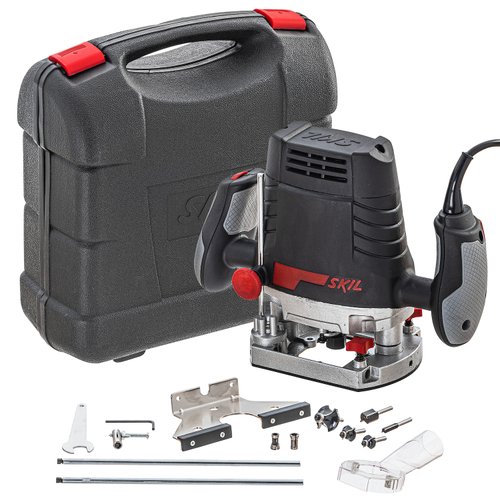 Tupia Skil 1831 1100W 6 fresas + 3pinças + 3 guias em maleta