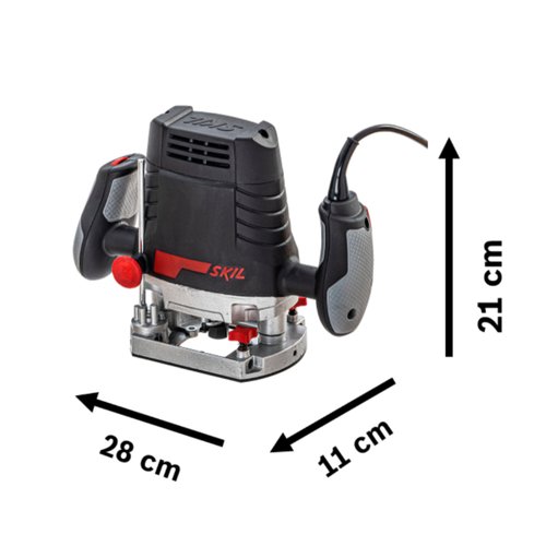 Tupia Skil 1831 1100W 6 fresas + 3pinças + 3 guias em maleta
