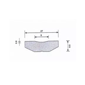 Backing de Cerâmica SB JN-410 RAY (R150)
