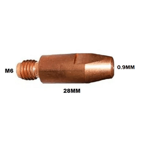 Bico de Contato para Tocha MIG / MAG E-CU 0.9MM -M6X28MM