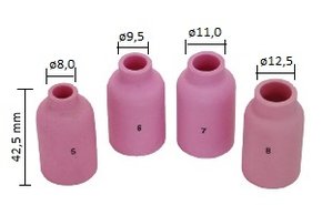 Bocal de Cerâmica TIG  54N16  GR.6