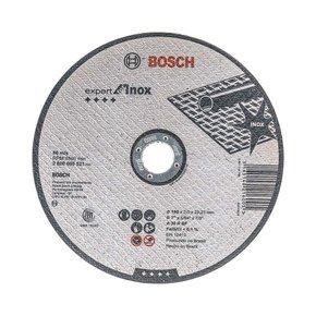 Disco de Corte Bosch Expert for Inox 180x2,0mm Centro Reto