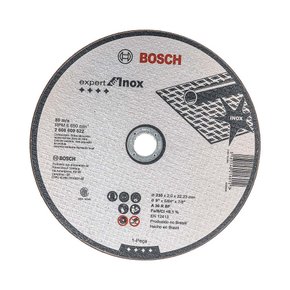 Disco de Corte Bosch Expert for Inox 230x2,0mm Centro Reto
