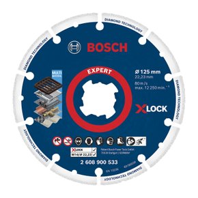 Disco de corte diamantado Bosch EXPERT X-Lock 125mm