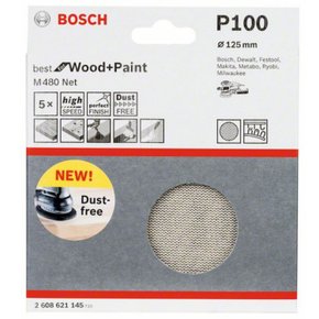 Disco de lixa Bosch Best for Wood & Paint; 125mm G100