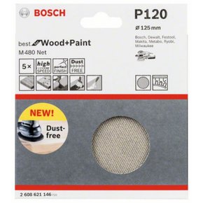 Disco de lixa Bosch Best for Wood & Paint; 125mm G120