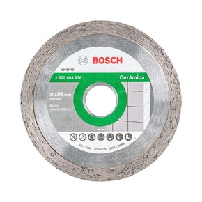 Disco diamantado liso Bosch Standard for Ceramic 105 x 20 x 10 mm 01 peça