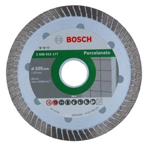 Discos diamantado Bosch Expert for Porcelanato Turbo 105x20x1,4x8mm, 1 peça