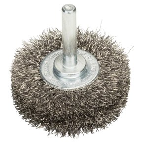 Escova de aço Bosch para furadeira arame ondulado inox 50mm