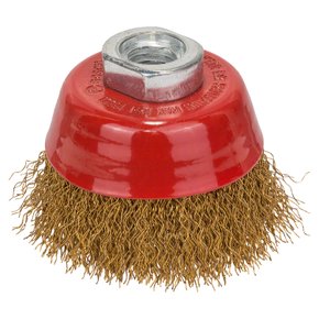 Escova de aço copo Bosch arame ondulado 70mm