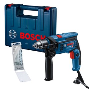 Furadeira de Impacto Bosch GSB 13 RE-MX5 - 750W 220V 5 brocas e maleta
