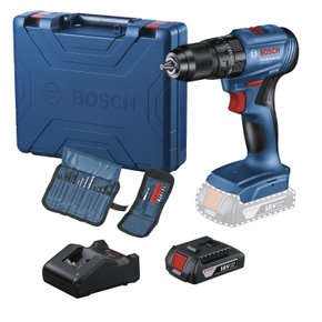Furadeira Parafusadeira Impacto 18V Bosch GSB185LI-1BX Sem Fio, 1 bateria 23 AC
