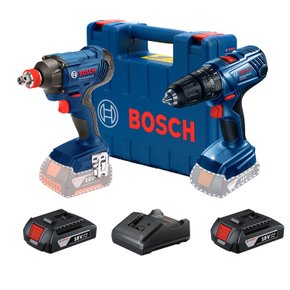 Kit Bosch Parafusadeira GSB 180-LI e Chave de Impacto GDX 180-LI