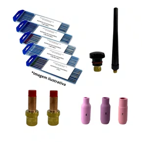 Kit Consumíveis para Solda TIG Alumínio