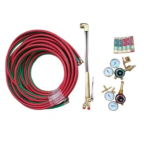 Kit Maçarico de Corte Completo com Mangueiras Clipadas 20 Metros