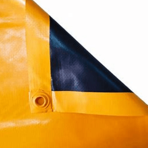 Lona Auto Extinguível Laranja - Preto 6x5 Porto Fino