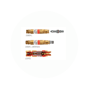 Válvula Harris de Segurança Corta-Chama DGNDK-R - 9/16" para Regulador O2