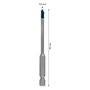 Broca para porcelanato Bosch EXPERT HEX-9 Hard Ceramic 4x90mm