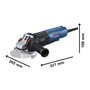 Esmerilhadeira Angular GWS 17-125 PS 1700W 220V