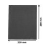 Folha de lixa Bosch Black for Stone; 230x280mm G360