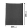 Folha de lixa Bosch Black for Stone; 230x280mm G500